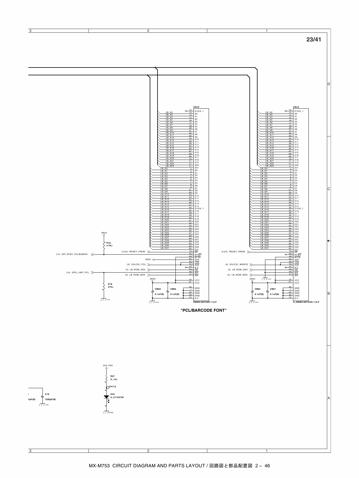 SHARP MX M623 M753 N U Circuit Diagrams-4
